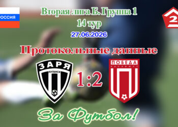 Заря (Луганск) — Победа (Хасавюрт): протокольные данные