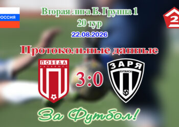 Победа (Хасавюрт) — Заря (Луганск): протокольные данные
